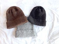 Long Ribbed Beanie with Turn-up